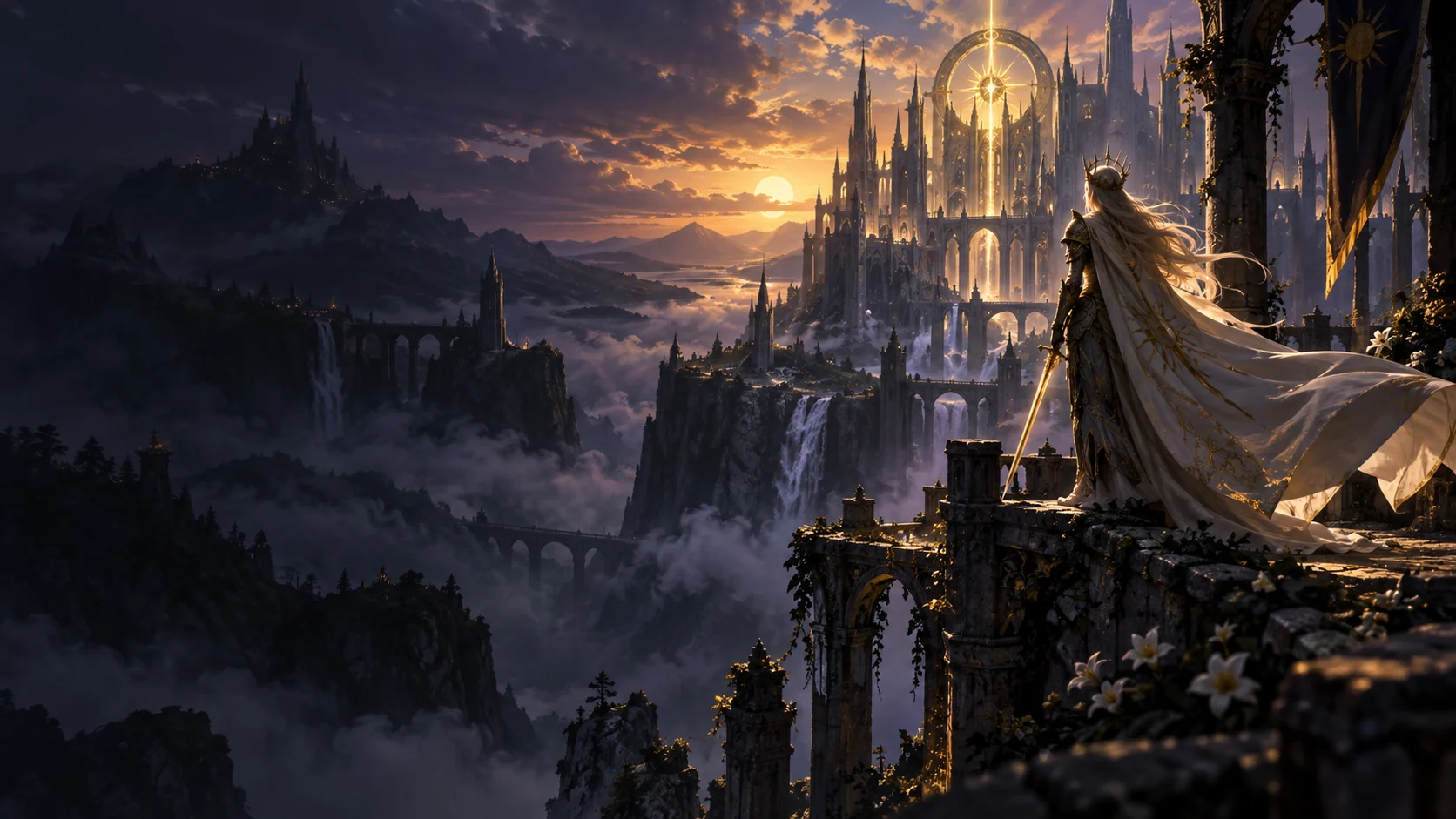 AI editorial illustration for Aeterna Lucis; not official gameplay