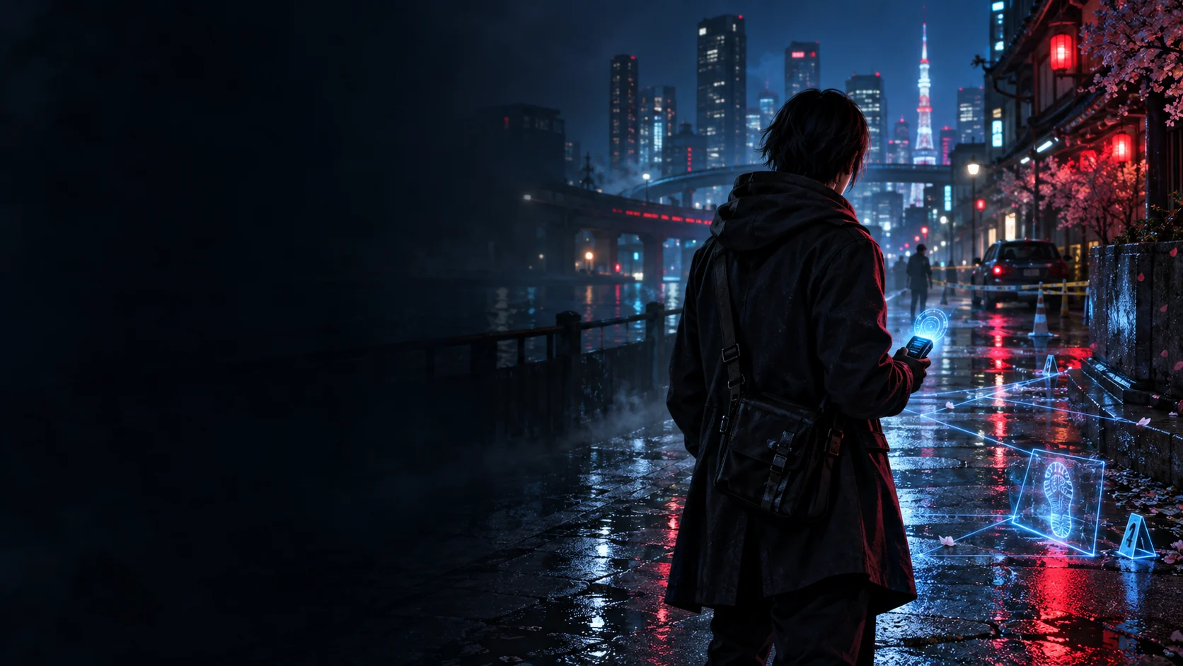 AI editorial illustration for DECAPOLICE; not official gameplay