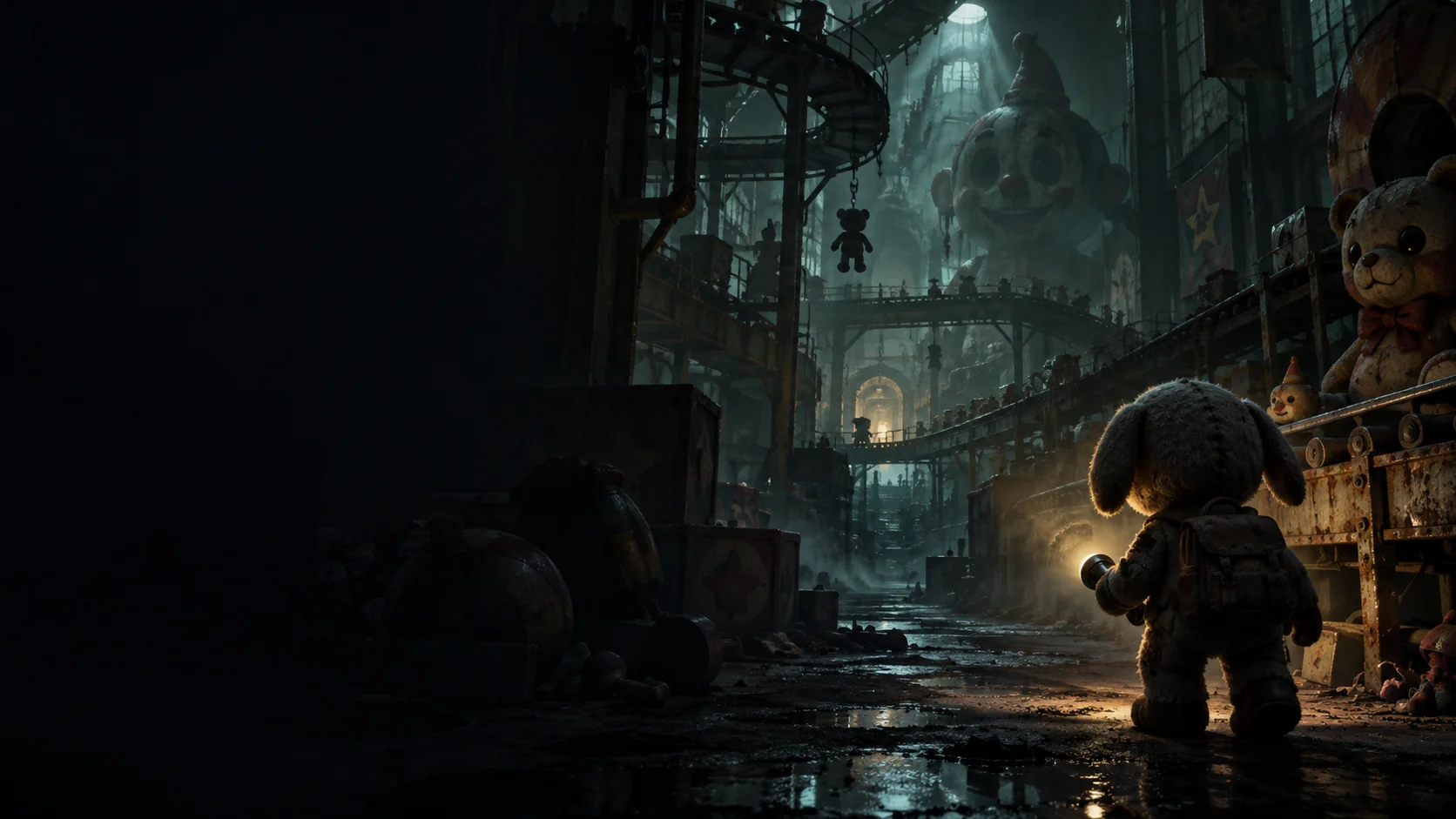 AI editorial illustration for Escape from Playtime; not official gameplay