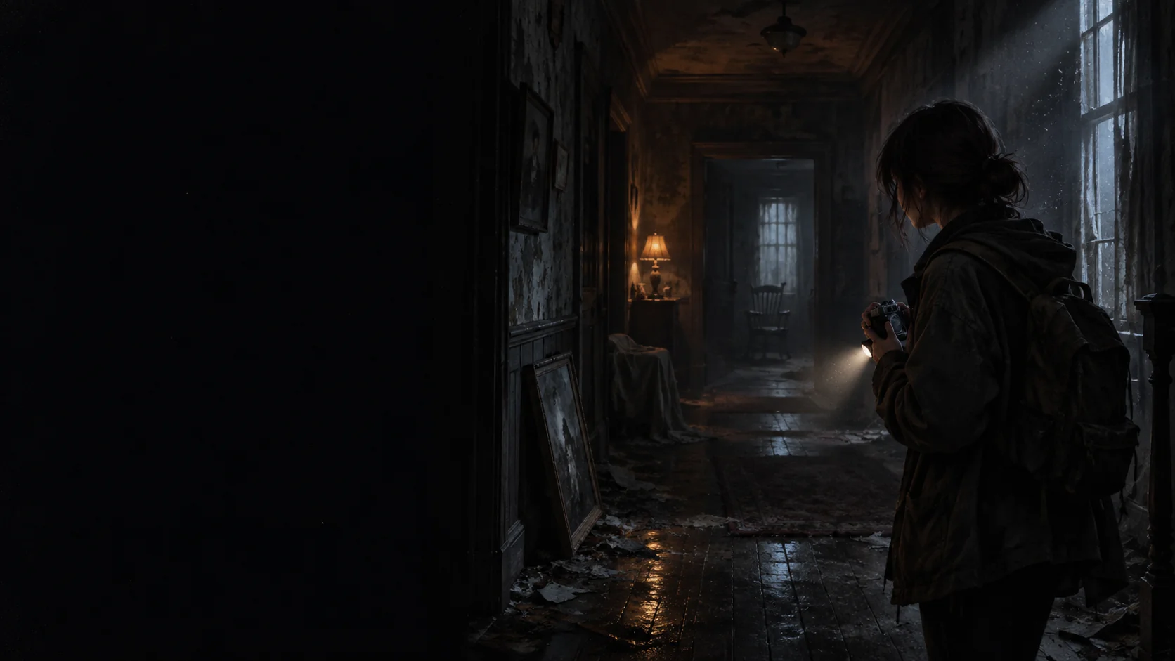 Atmospheric AI editorial artwork for Heartworm — Console Edition