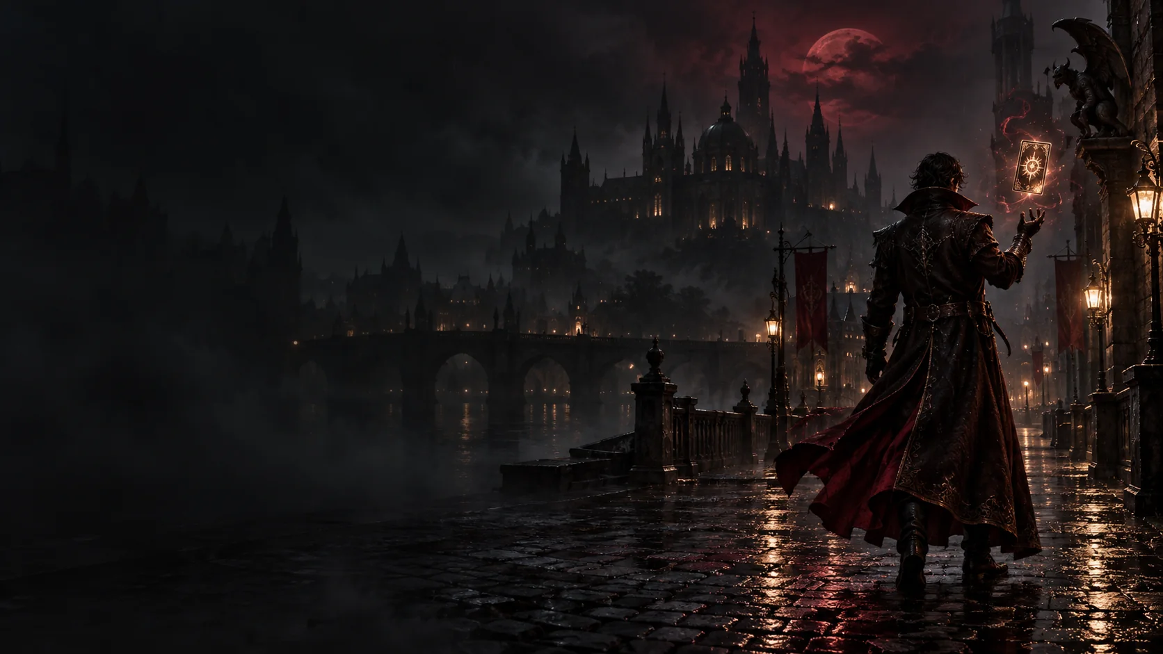 AI editorial illustration for Magicians: The Devil’s Deal; not official gameplay