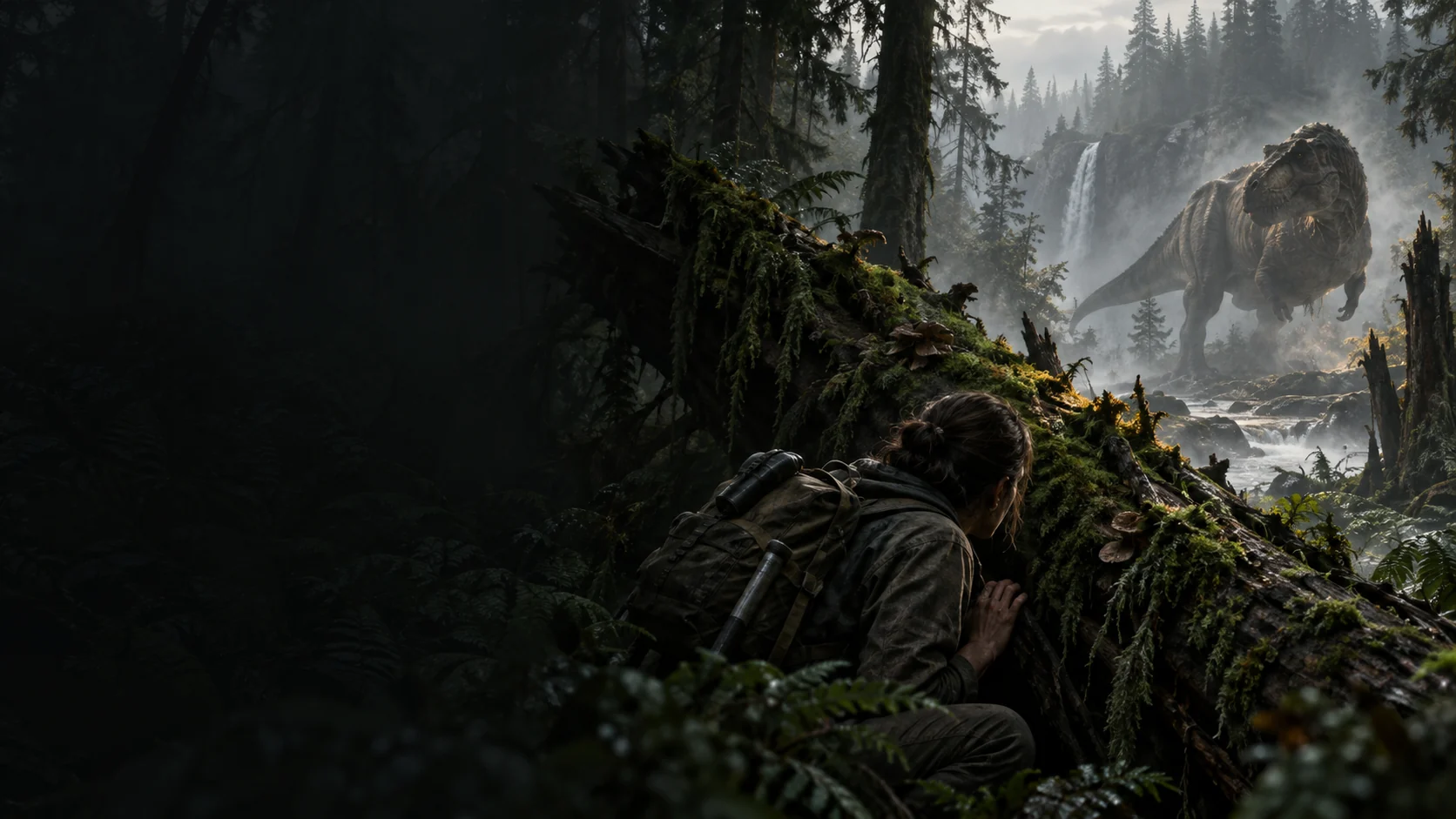AI editorial illustration for The Lost Wild; not official gameplay